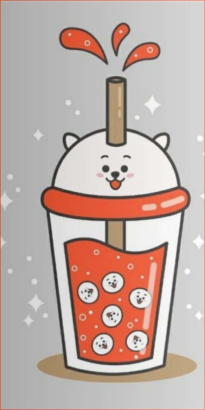 adorable boba wallpaper ideas