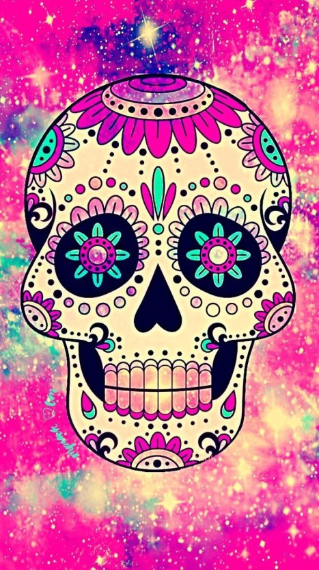 aesthetic galaxy skull wallpaper collections