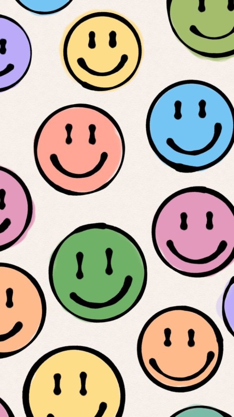 aesthetic trippy smiley face wallpaper 0031