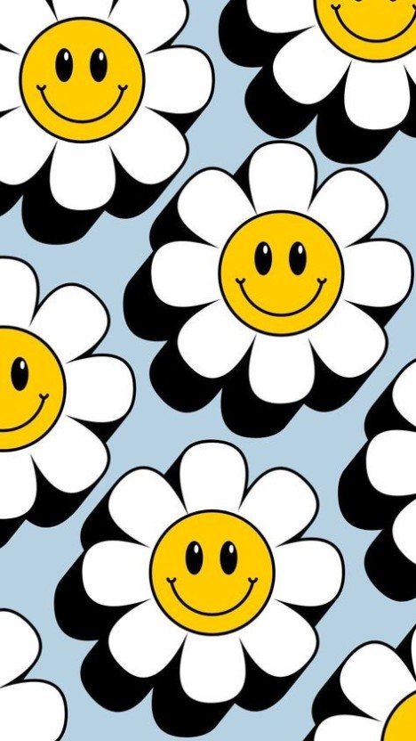 aesthetic trippy smiley face wallpaper 0060