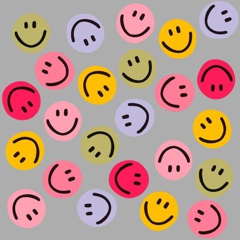 aesthetic trippy smiley face wallpaper 0063