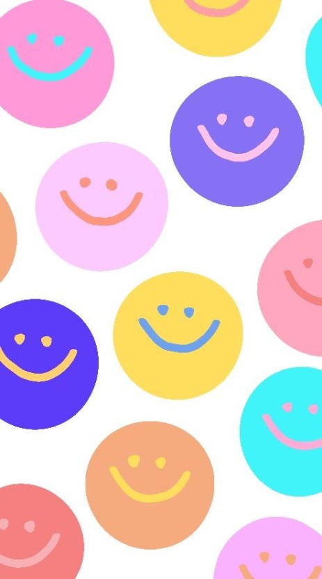 aesthetic trippy smiley face wallpaper 0070