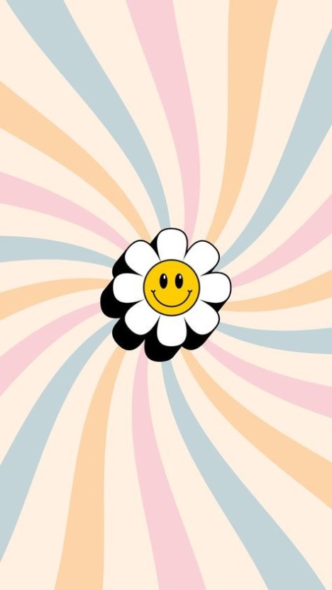 aesthetic trippy smiley face wallpaper 0075