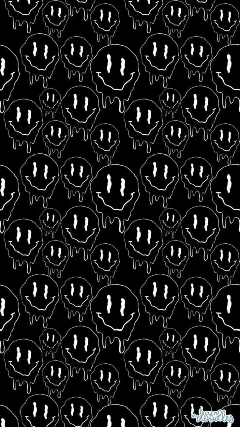 aesthetic trippy smiley face wallpaper 0095