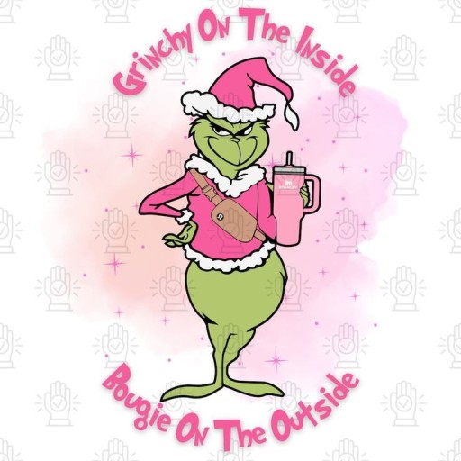 amusing preppy grinch illustrations