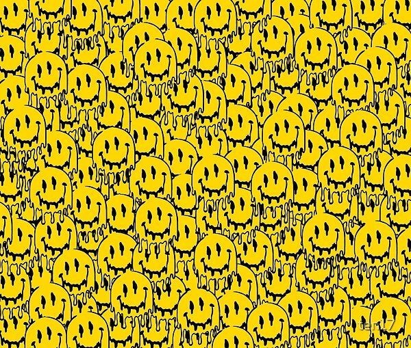 artistic aesthetic trippy smiley face wallpaper inspiration