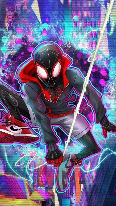 artistic cool miles morales wallpaper choices