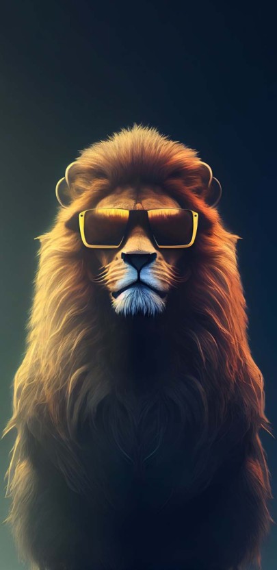 artistic galaxy lion wallpaper collections