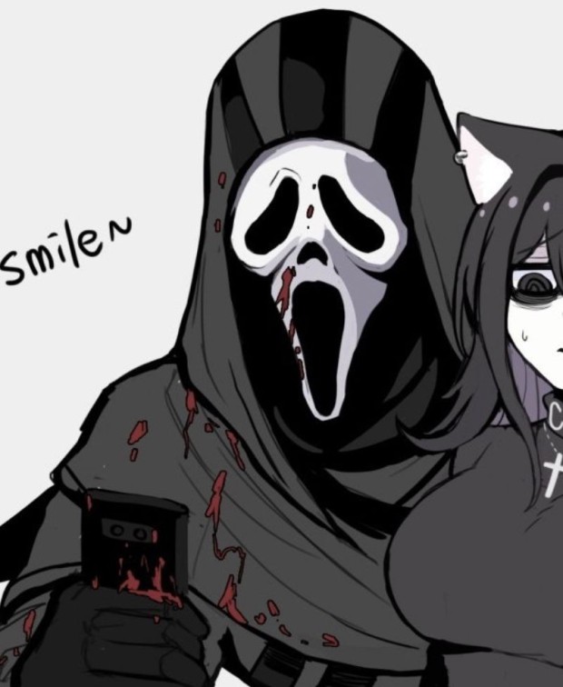 artistic ghostface profile picture variations