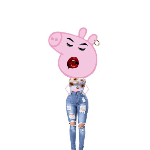 baddie peppa pig fan art