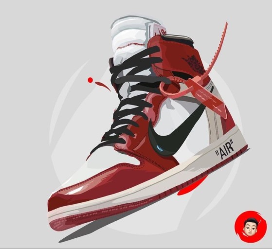 cartoon air jordan 1 wallpaper 0035