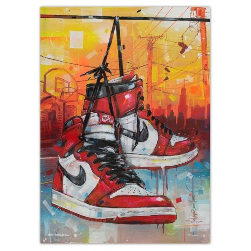 cartoon air jordan 1 wallpaper 0053