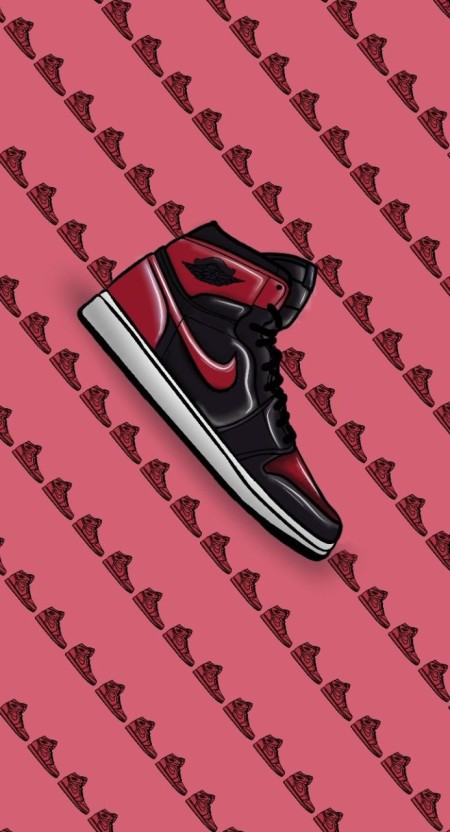 cartoon air jordan 1 wallpaper 0054