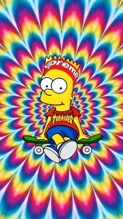 cartoon gangsta bart simpson wallpaper