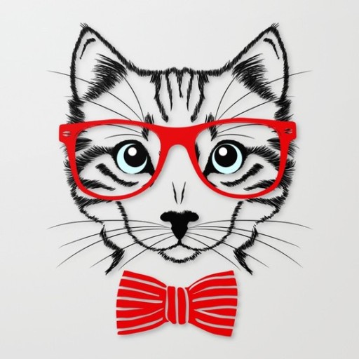 cat with glasses pfp 0023