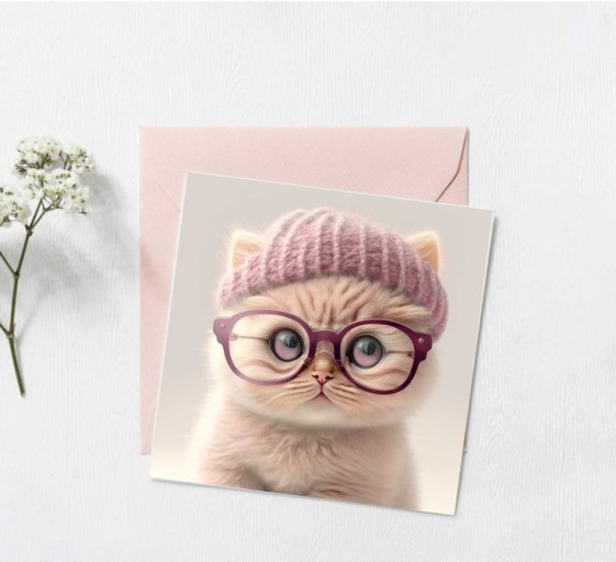 cat with glasses pfp 0084