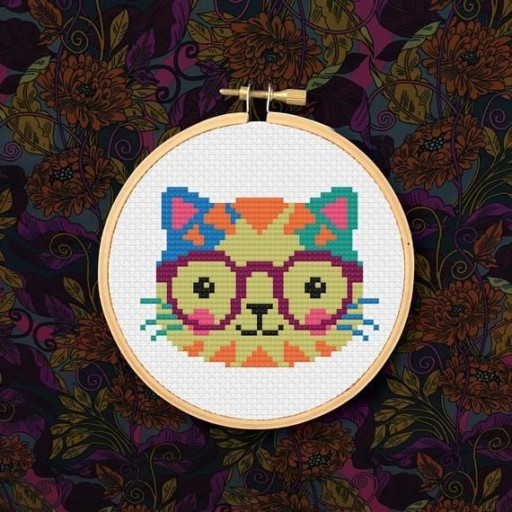 cat with glasses pfp 0087