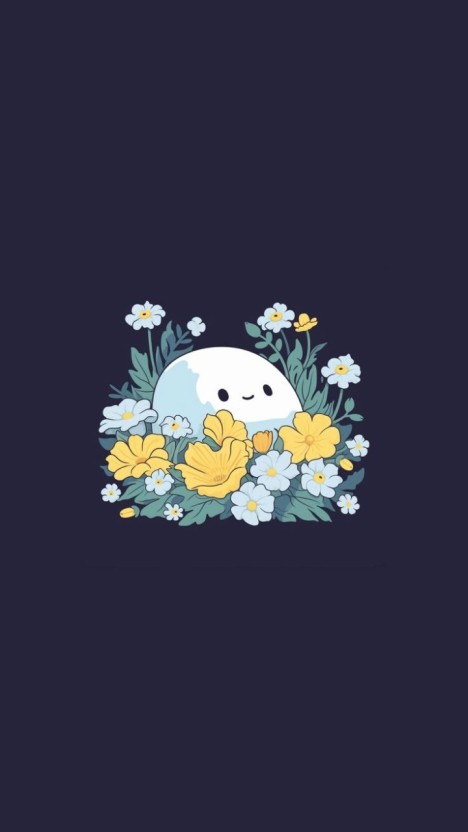 charming ghost wallpaper for children