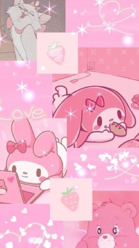 charming my melody cute illustrations