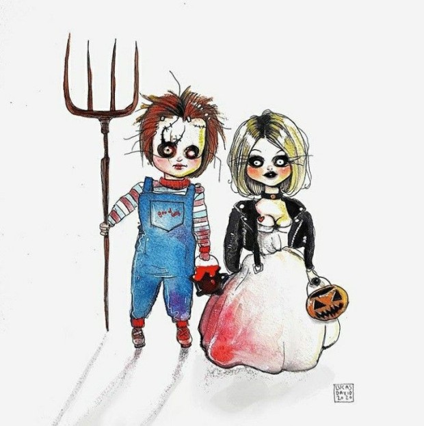 chucky and tiffany wallpaper 0048