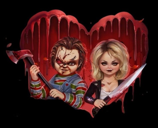 chucky and tiffany wallpaper 0097