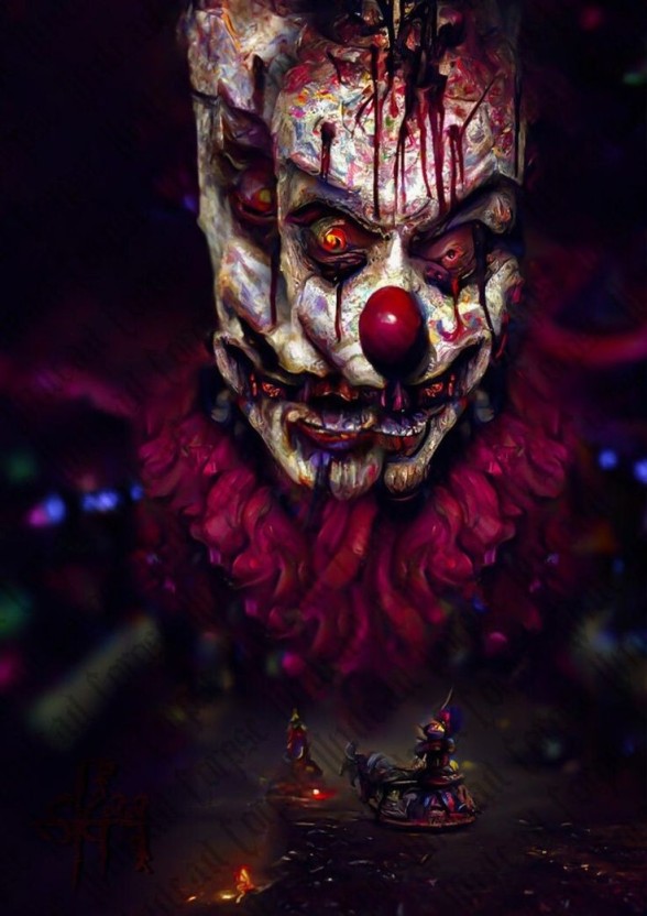 clown wallpaper 0021