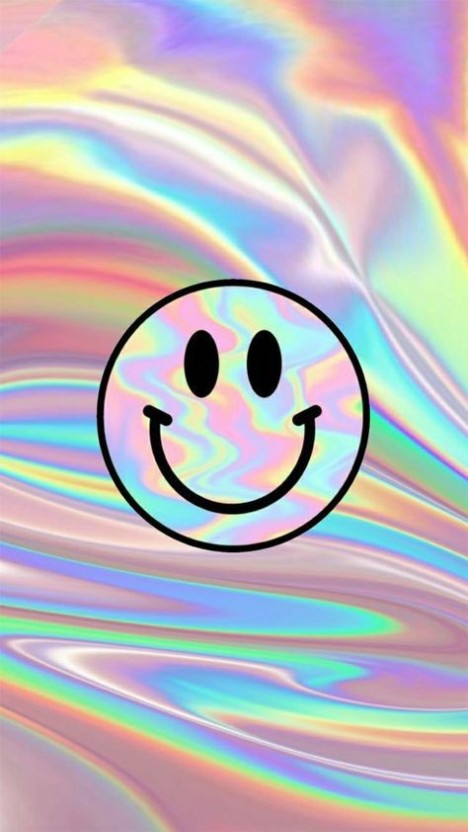 colorful aesthetic trippy smiley face wallpaper options