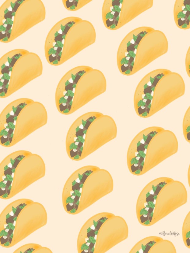 colorful taco wallpaper