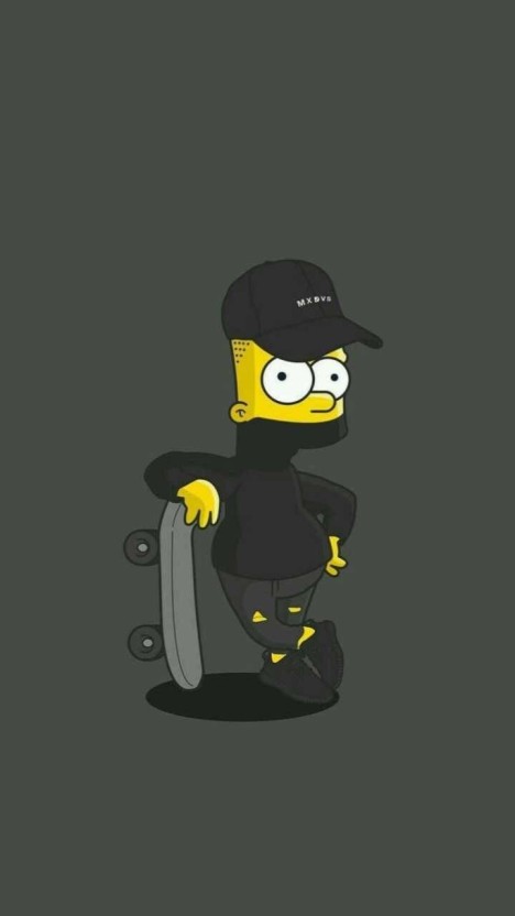 cool emo Bart Simpson backgrounds