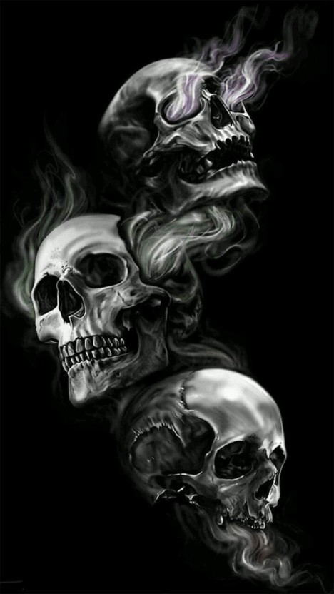 cool gangster skull wallpaper 0025