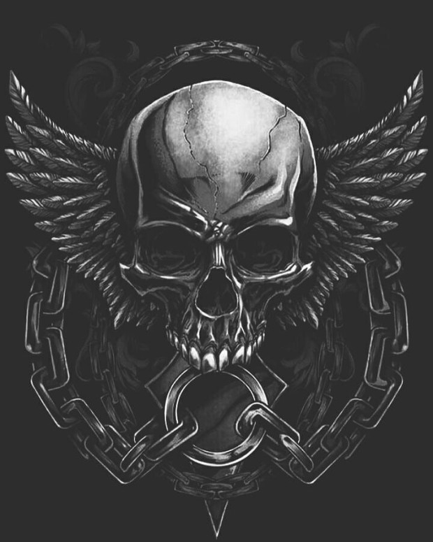 cool gangster skull wallpaper 0042