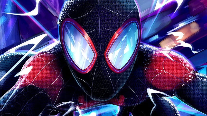 cool miles morales wallpaper designs