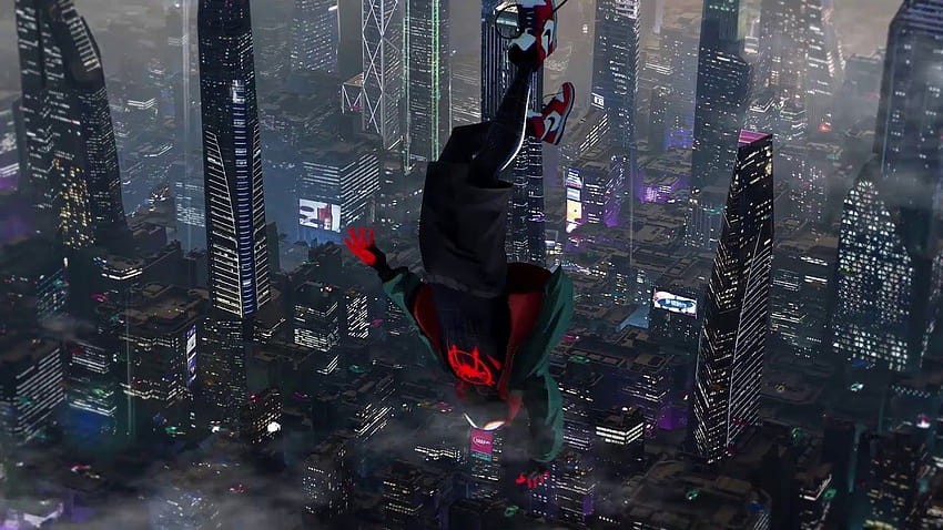 cool miles morales wallpaper for web design