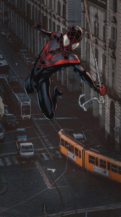 cool miles morales wallpaper 0045