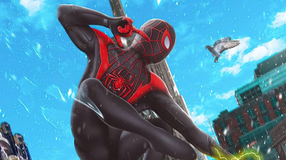 cool miles morales wallpaper 0047