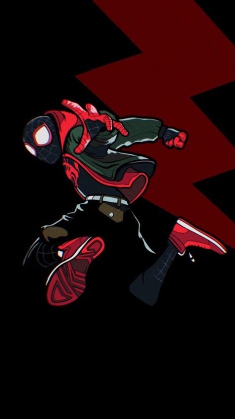 cool miles morales wallpaper 0076