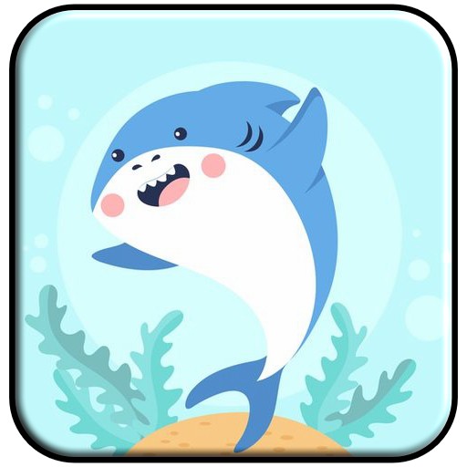 creative baby shark wallpaper variations