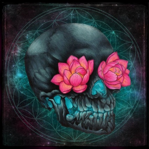 creative galaxy skull wallpaper interpretations