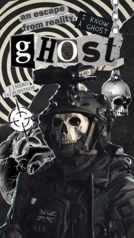 creative ghost cod wallpaper ideas