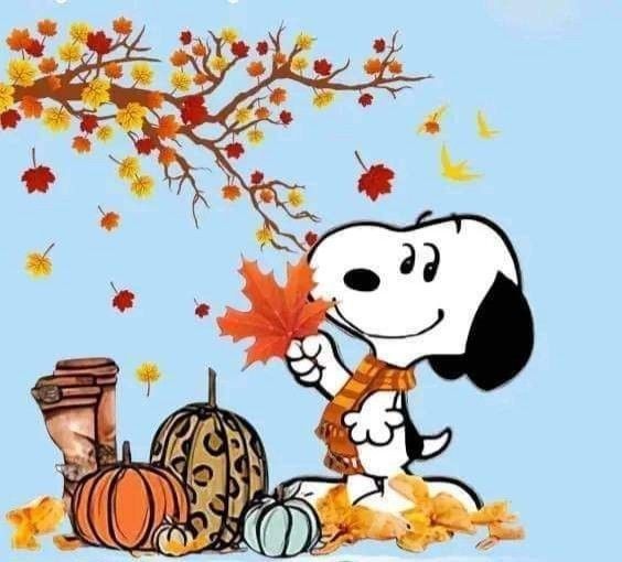 creative snoopy fall wallpaper ideas