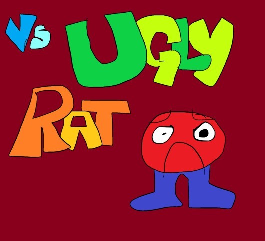 creative ugly rat wallpaper ideas