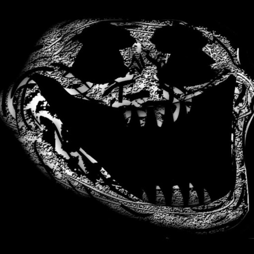 customizable scary troll face png templates