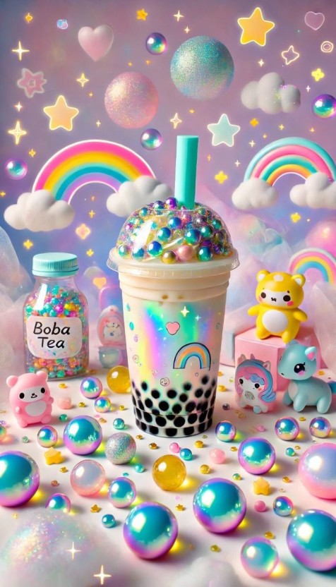 cute boba wallpaper 0062