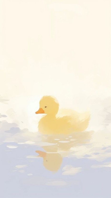 cute cartoon duck wallpaper