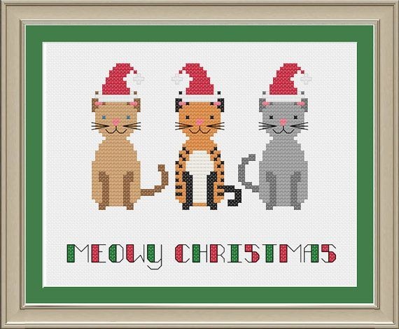 cute christmas stitch backgrounds