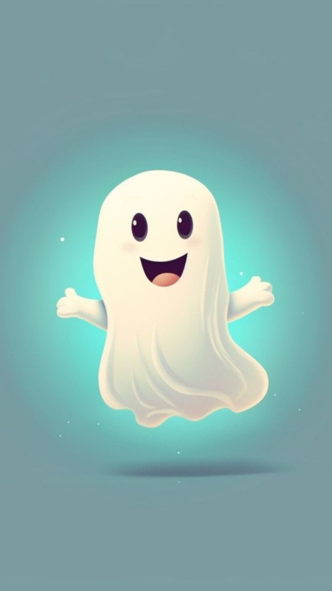 cute ghost wallpaper 0021