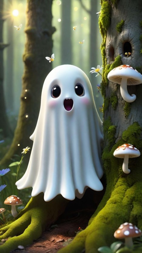 cute ghost wallpaper 0029