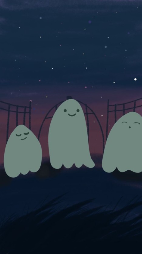 cute ghost wallpaper 0044