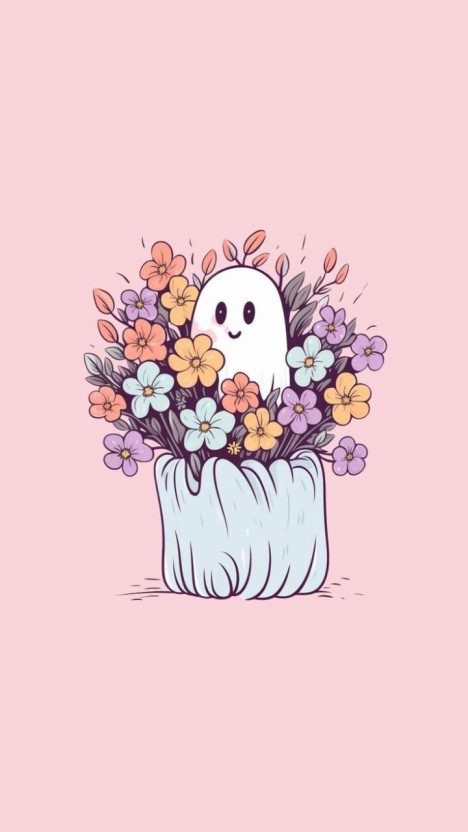 cute ghost wallpaper 0045