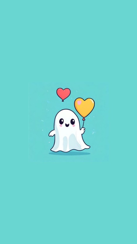 cute ghost wallpaper 0046